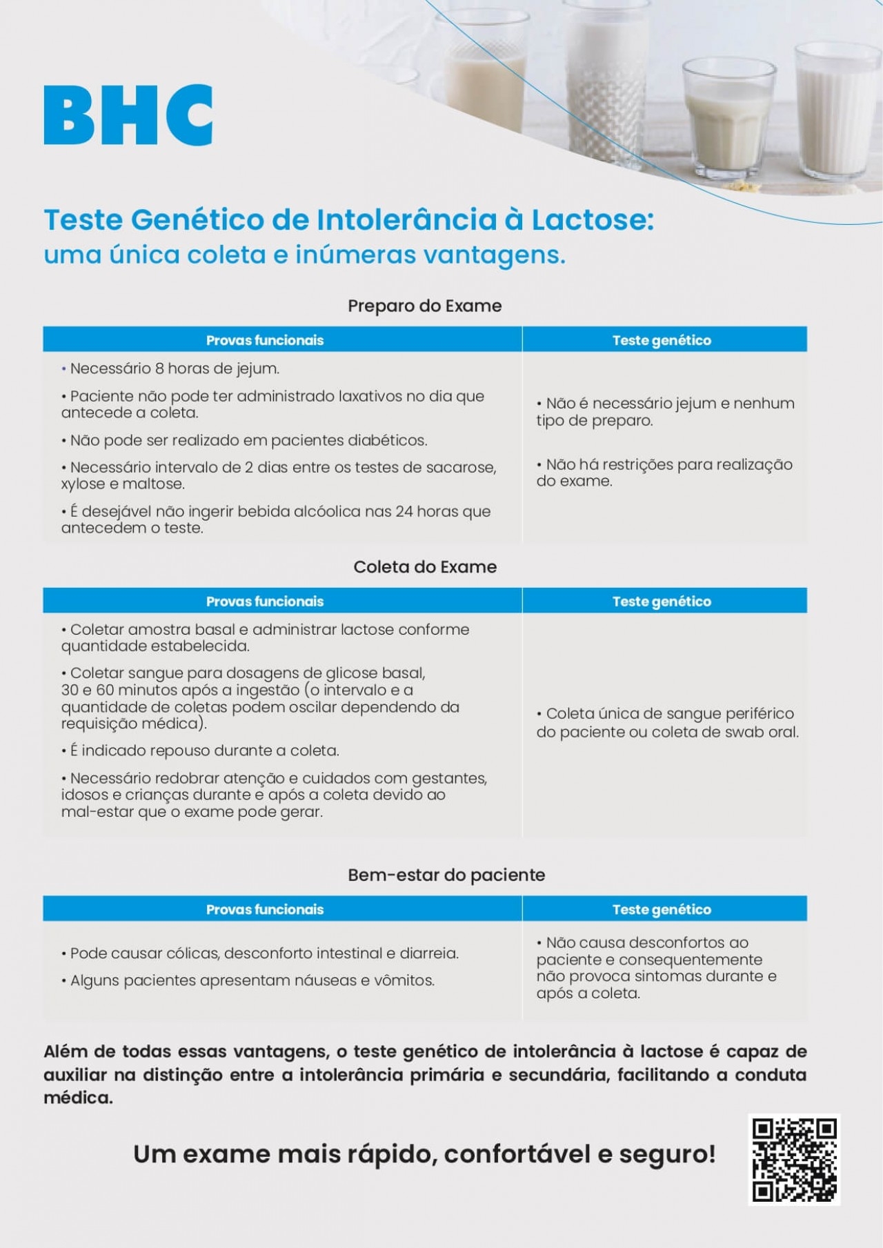 TESTE GENÉTICO DE INTOLERÂNCIA À LACTOSE