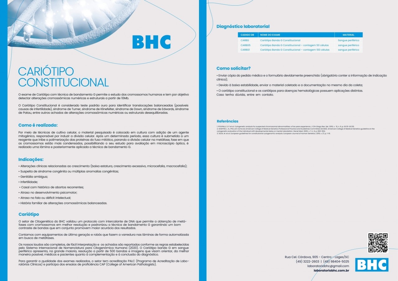 CARIÓTIPO CONSTITUCIONAL